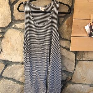 Mossimo Supply Co Black and White Tank Top Dress